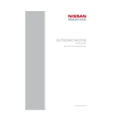 Nissan NSF25B Outboard Motor manual cover