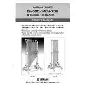 Yamaha CHS-506 Percussion manual cover