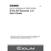 Casio Exilim Remote 3.0 Software manual cover