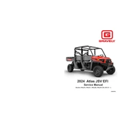 Gravely Atlas JSV EFI 996204 2023 Utility Vehicle manual cover