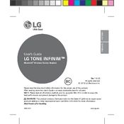 LG TONE Infinim HBS-910 Black Headset manual cover