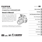 Fujifilm FinePix HS50EXR Camera manual cover