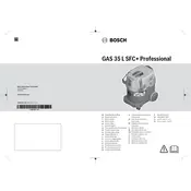 Bosch 0 601 9C3 060 Extractor manual cover