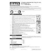 Sealey RJAS1500.V3 Trolley Jack manual cover