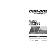 Can-Am Outlander 450 2020 Vehicle manual cover