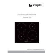 Caple C854l Hob manual cover