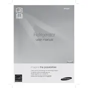 Samsung RFG297AA Refrigerator manual cover