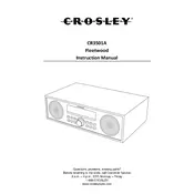 Crosley CR3501A Radio manual cover