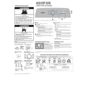 Whirlpool WGD5050LW Dryer manual cover