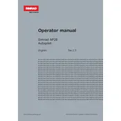 Simrad Navico AP28 Autopilot System manual cover