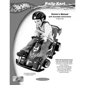 Power Wheels Mattel Rally Go Kart C0530 Toy manual cover