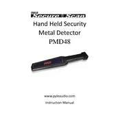 Pyle PMD48 Metal Detector manual cover