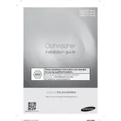 Samsung DW80J9945US Dishwasher manual cover