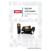 Simrad Navico RS35 HS35 Handset Radio manual cover