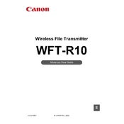 Canon WFT-R10 manual cover