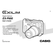 Casio EXP600 Camera manual cover