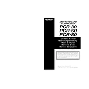 Roland PCR-50 manual cover