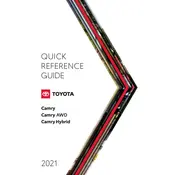 Toyota Camry AWD 2021 Sedan manual cover