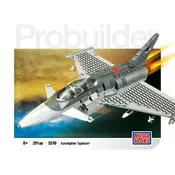 Mega Bloks Mattel Eurofighter Typhoon 3249 Construction Set manual cover