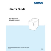 Brother PT-P950NW manual cover