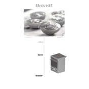 Brandt BCG6600XD Cooker manual cover