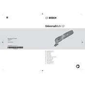 Bosch UniversalMulti 12 Tool manual cover