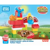 Mega Bloks Mattel Animal Farm GRJ18 Construction Set manual cover