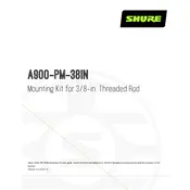 Shure A900-PM-38IN Microphone manual cover