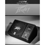 Peavey 112 PM Monitor manual cover