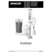 Sencor SHB 4460WH-EUE3 Blender manual cover