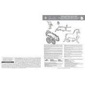 Barbie Mattel Horse and Carriage P6855 Toy manual cover