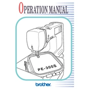 Brother PE-300S manual cover