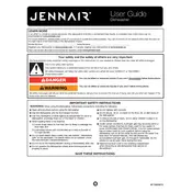 JennAir Panel-Ready JDTSS243GX Dishwasher manual cover