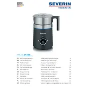 Severin SM 3585 Spuma 500 Frother manual cover