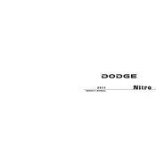 Dodge Nitro 2011 SUV manual cover