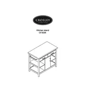 Crosley CF3026 Kitchen Island manual cover