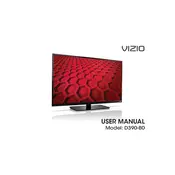 Vizio D390-B0 TV manual cover