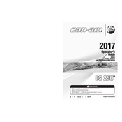 Can-Am DS 250 2017 Vehicle manual cover