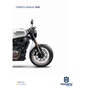 Husqvarna VITPILEN 401 2022 Motorcycle manual cover