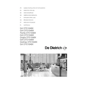 De Dietrich DTE1048X Grill manual cover