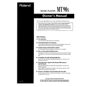 Roland MT90s manual cover