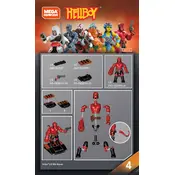 Mega Construx Mattel Heroes Hellboy Micro GDB16 Construction Set manual cover