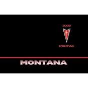 Pontiac Montana 2002 manual cover