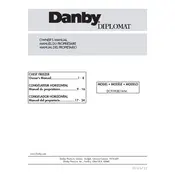 Danby DCF090B1WM Freezer manual cover