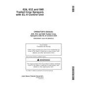 John Deere 832 Sprayer