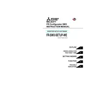 Mitsubishi FR-SW3-SETUP-WE Inverter manual cover