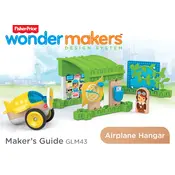 Fisher Price Mattel Wonder Makers Airplane Hangar GLM43 Toy manual cover