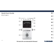 TC Electronic PolyTune 3 manual cover