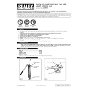 Sealey AK4404 Grease Gun manual cover