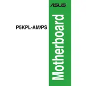 ASUS P5KPL-AM-PS Motherboard manual cover